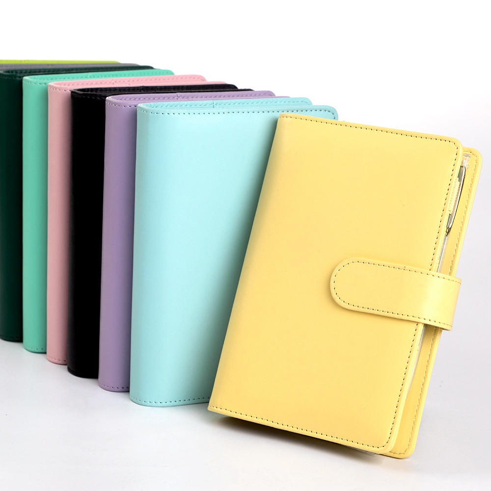 Leather Work Notepad - Carnet à spirales en cuir PU