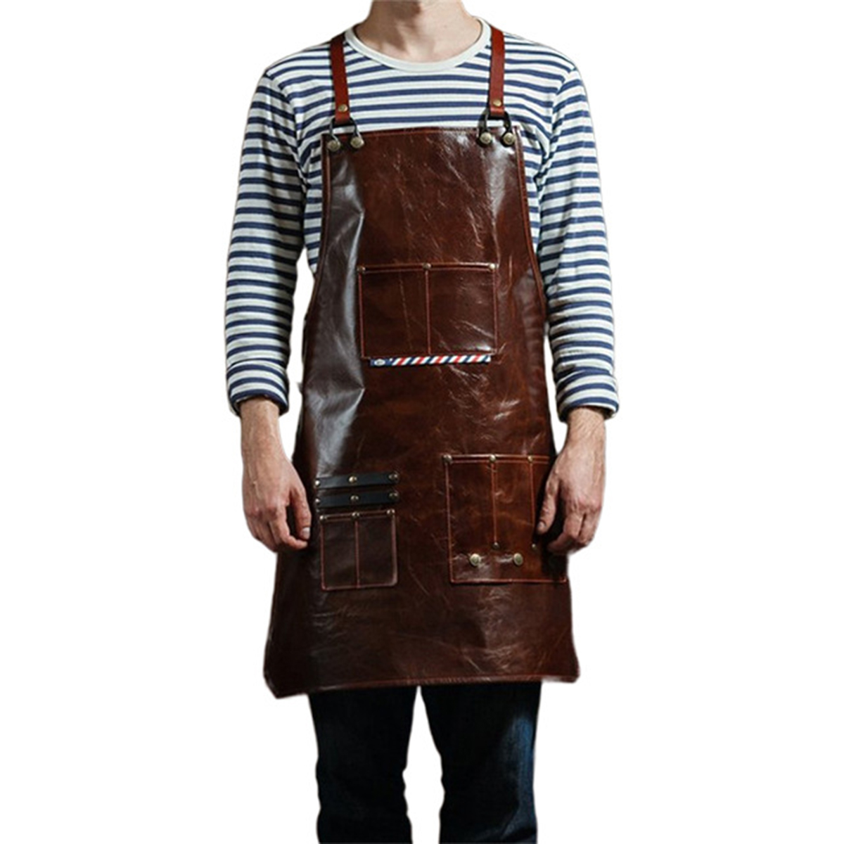 Leather Work Organiser - Tablier de travail en cuir pour