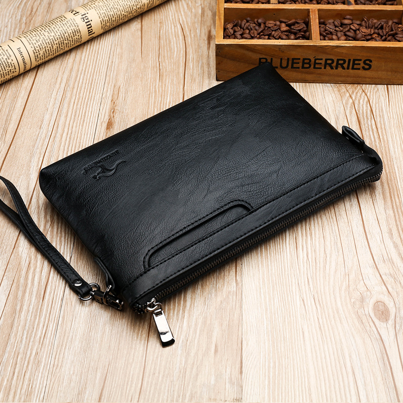 Leatherwork Rivets - Pochette d'affaires en PU de haute