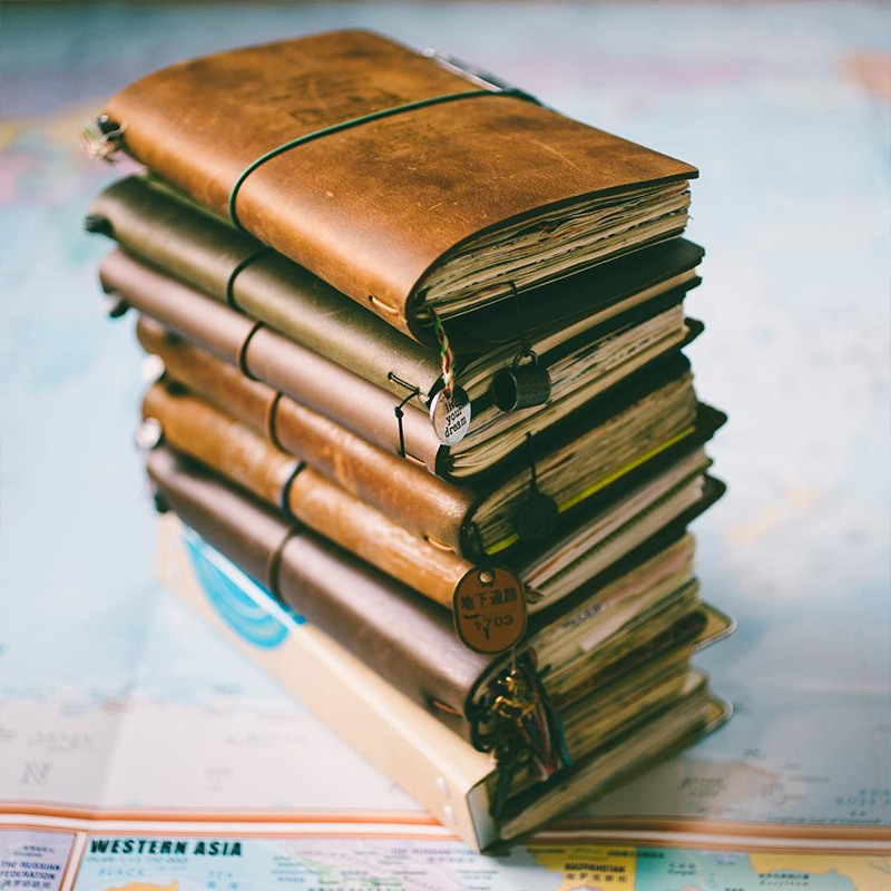 Cahier de couverture en cuir r - Leather Work Notepad avis et prix