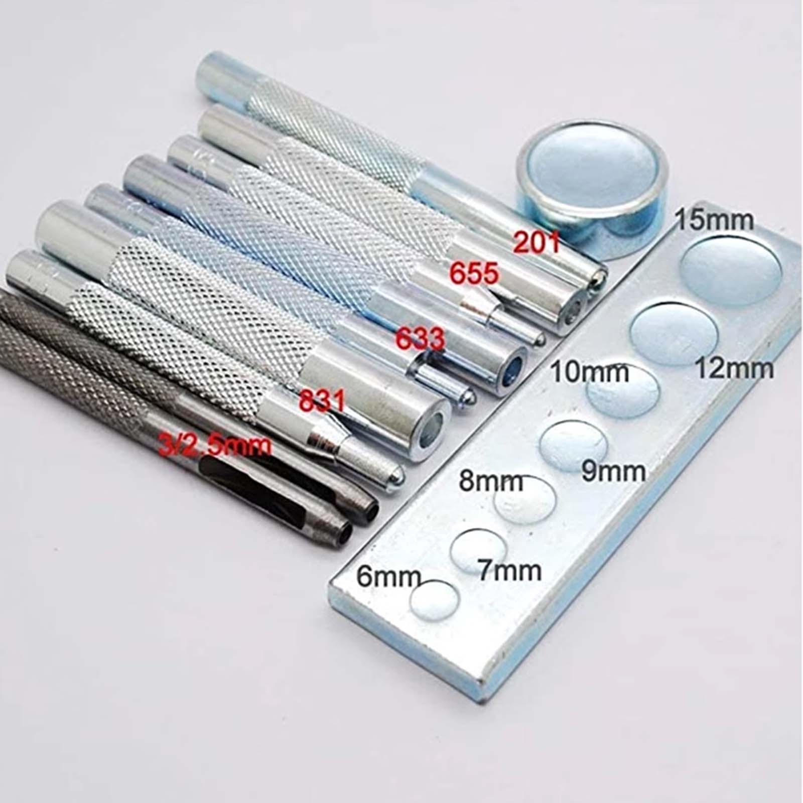11 pièces Snap Rivet Setter, o - Leatherwork Rivet Setter avis et prix