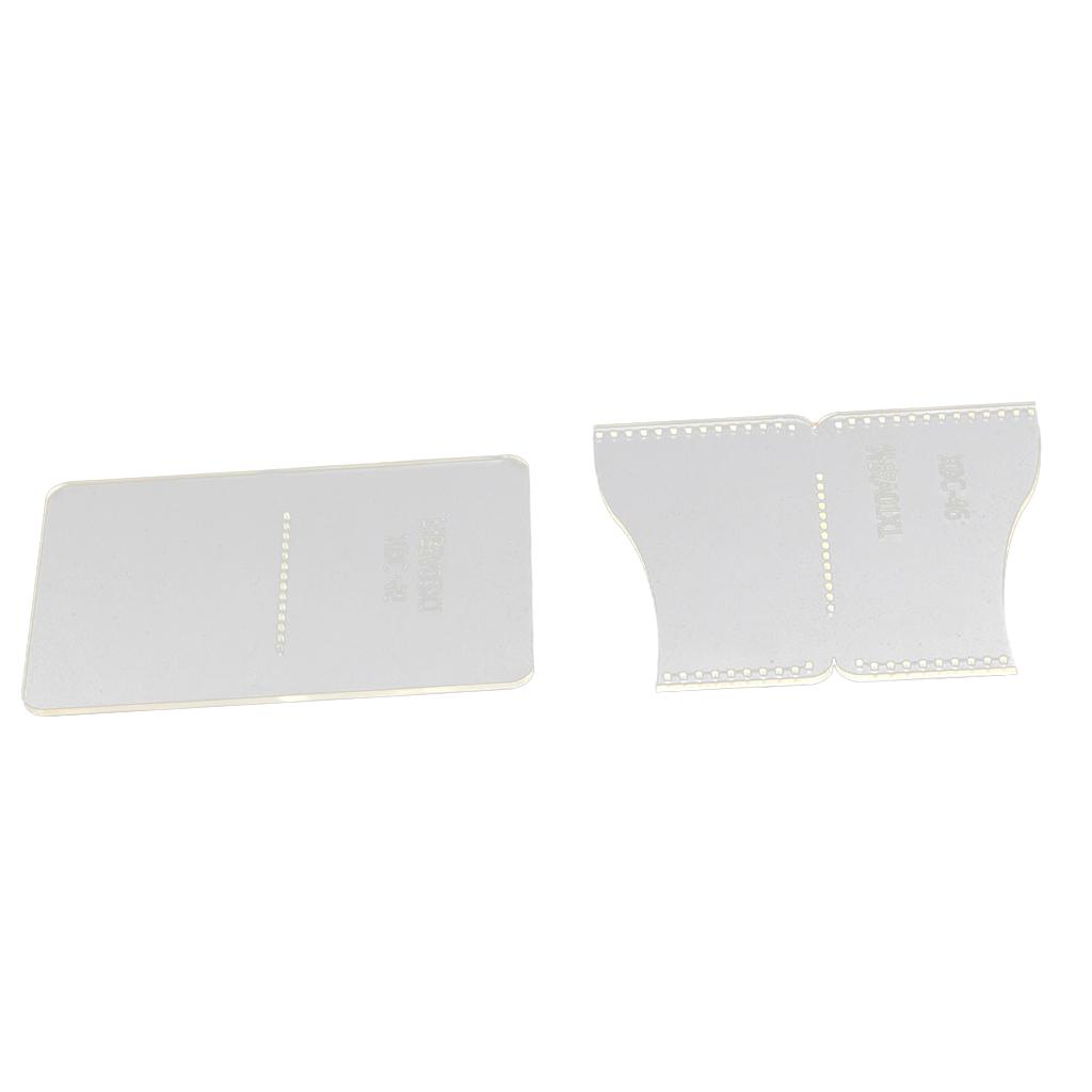 Pochoir transparent en acryliq - Leatherwork Hobby avis et prix