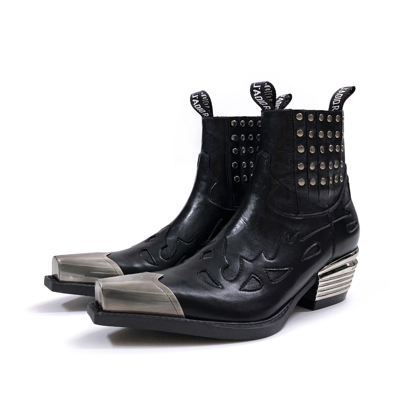 Bottes Chelsea rétro punk en m - Leatherwork Rivets avis et prix