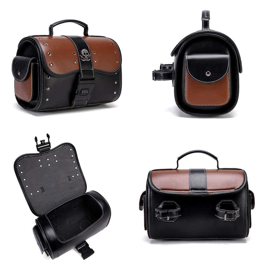 Sacoche latérale de moto vinta - Leatherwork Rivets avis et prix