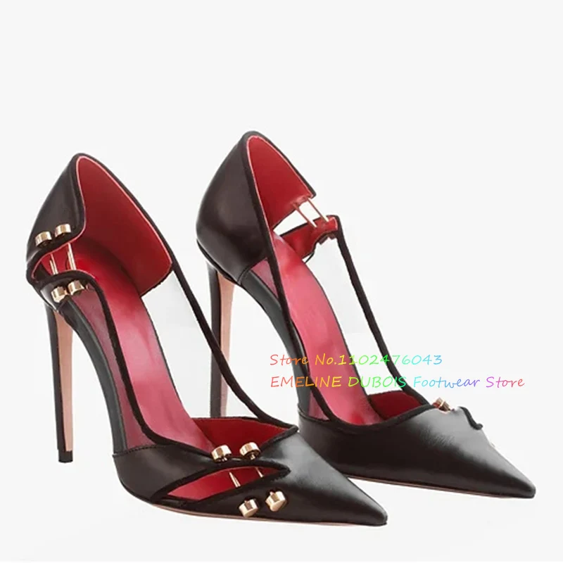 Escarpins à talons hauts en cu - Leatherwork Rivets avis et prix