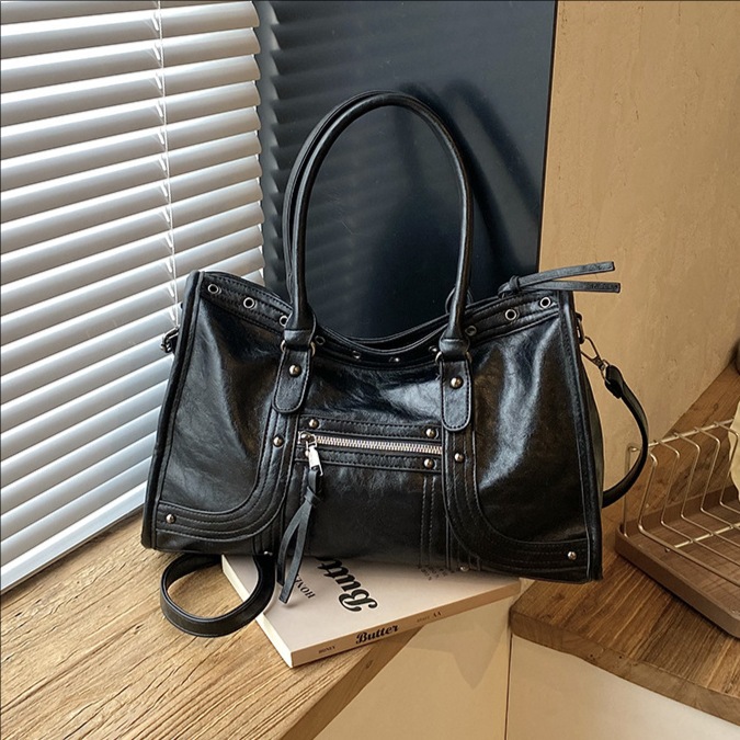 Sac à main rétro pour moto, sa - Leatherwork Rivets avis et prix